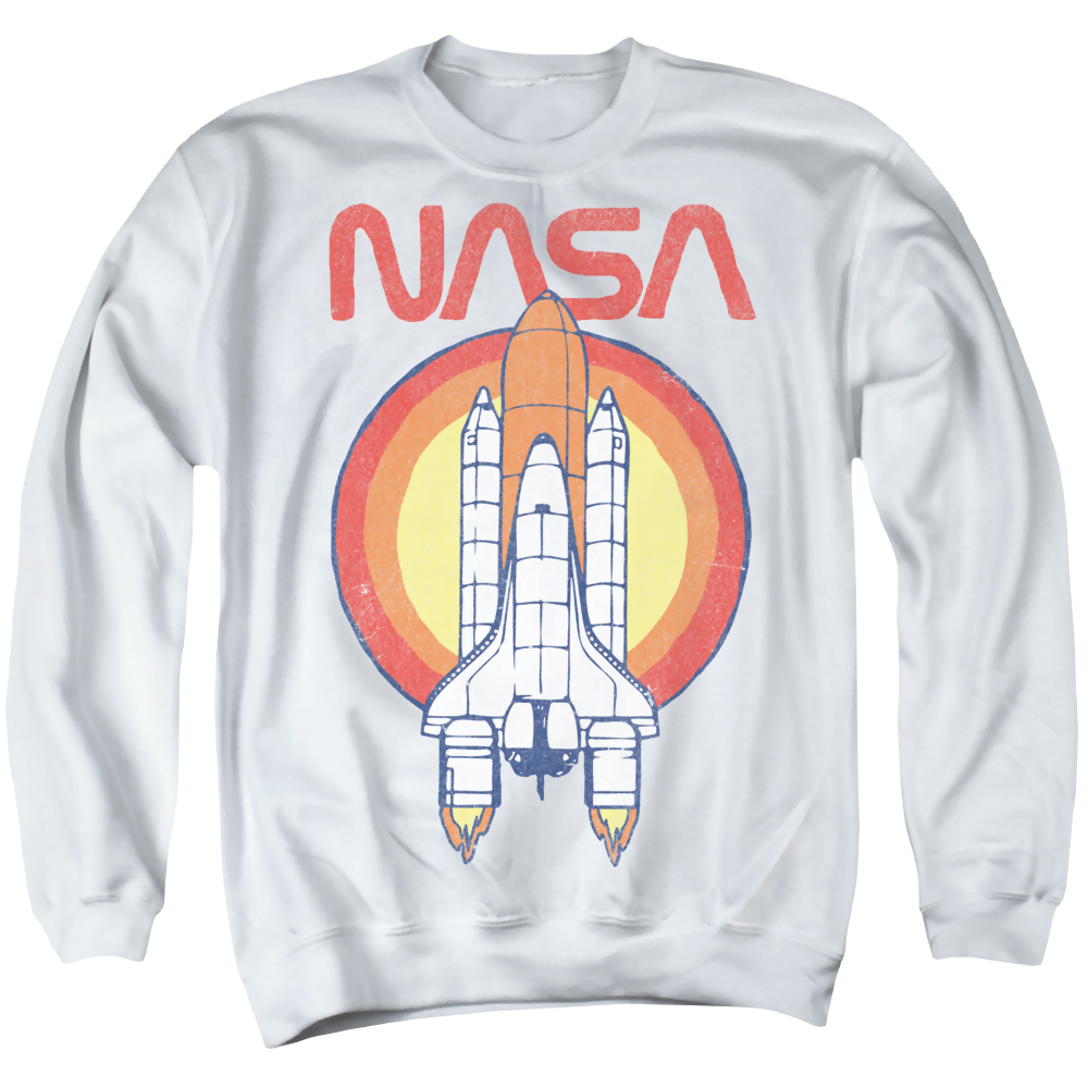 Nasa Shuttle Circle - Men's Crewneck Sweatshirt Men's Crewneck Sweatshirt NASA