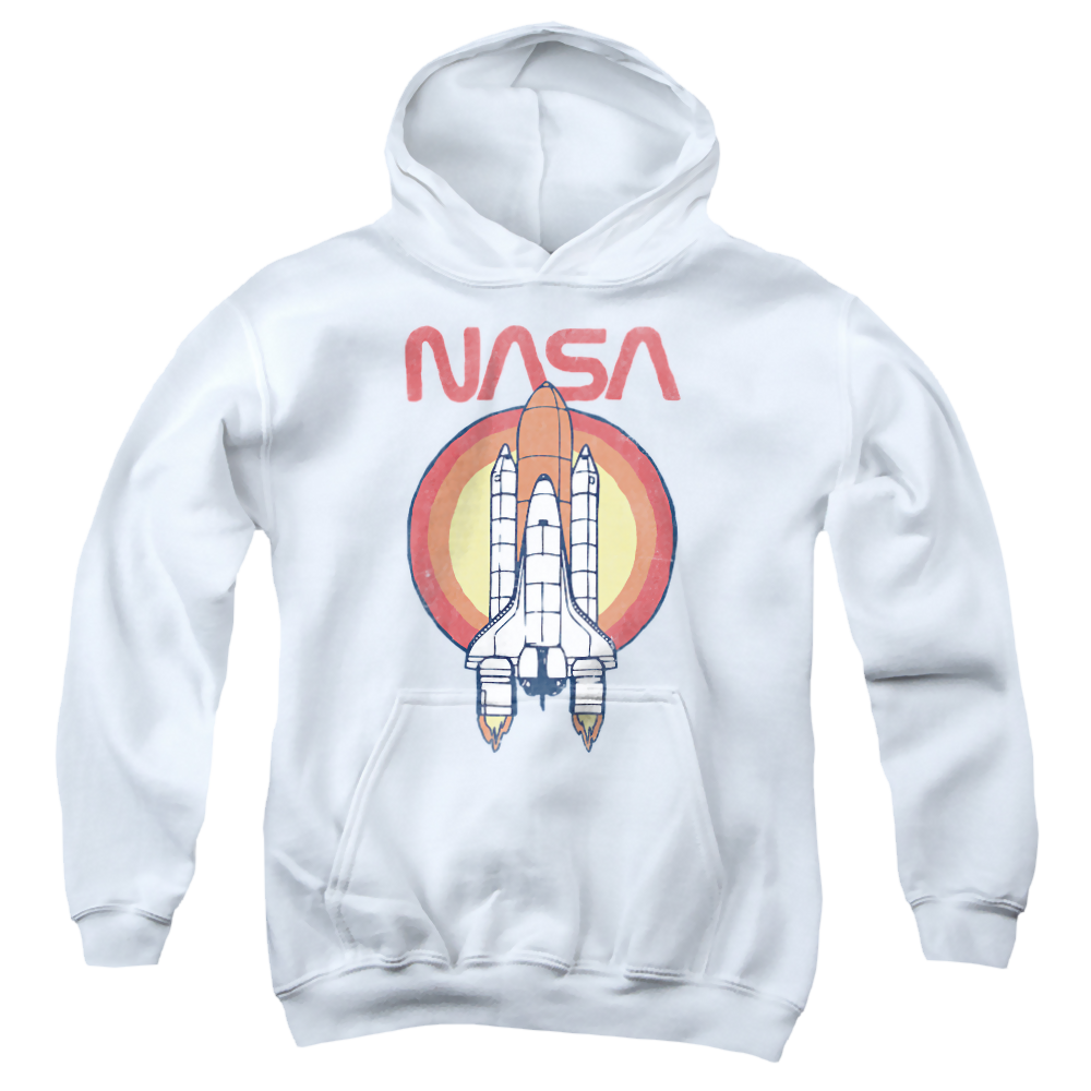 Nasa Shuttle Circle - Youth Hoodie Youth Hoodie (Ages 8-12) NASA