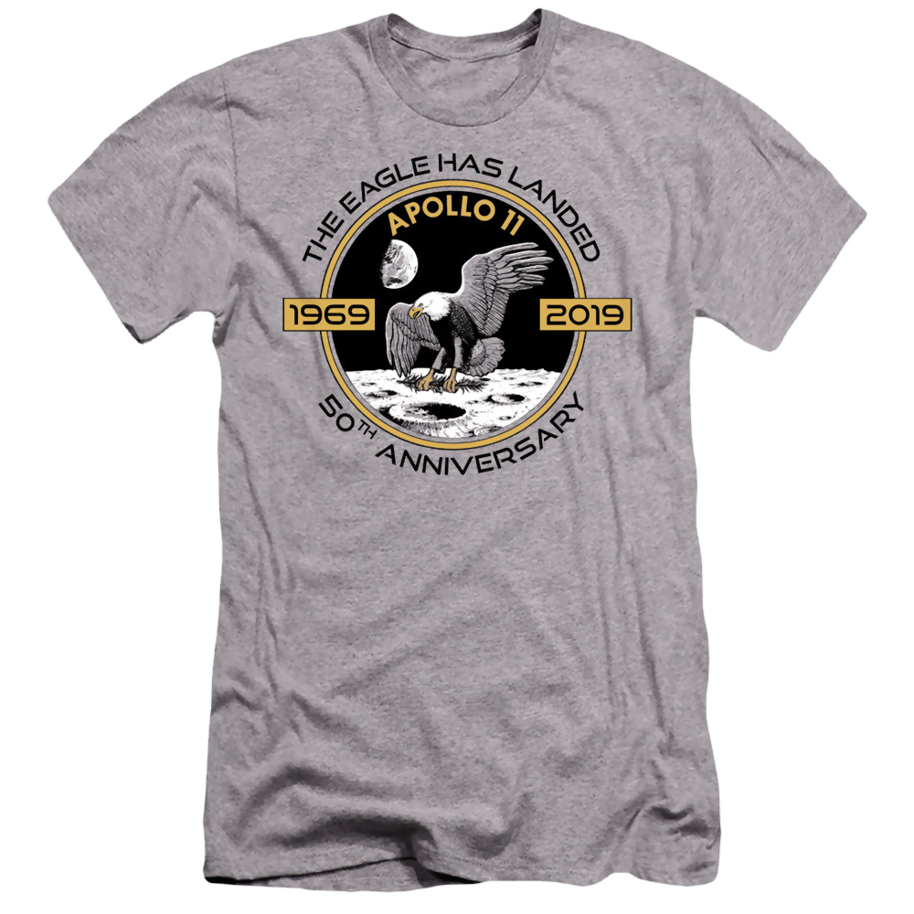 Nasa Apollo Circle 50Th - Men's Premium Slim Fit T-Shirt Men's Premium Slim Fit T-Shirt NASA