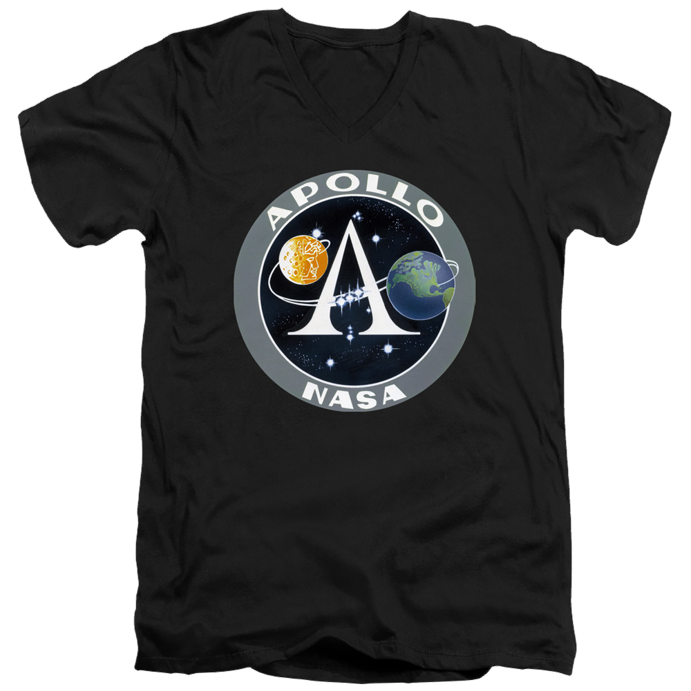 Nasa Apollo Mission Patch - Men's V-Neck T-Shirt Men's V-Neck T-Shirt NASA