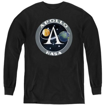Nasa Apollo Mission Patch - Youth Long Sleeve T-Shirt Youth Long Sleeve T-Shirt NASA