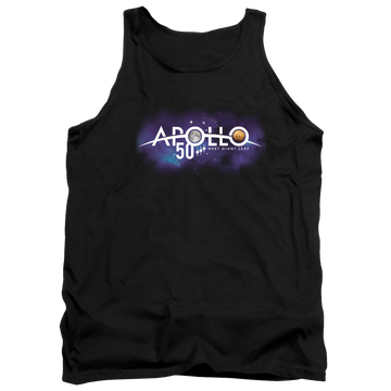 Black men's tank with NASA Next Giant Leap graphic