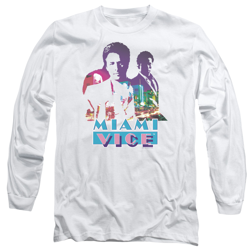 Miami Vice Crockett And Tubbs - Men's Long Sleeve T-Shirt Men's Long Sleeve T-Shirt Miami Vice