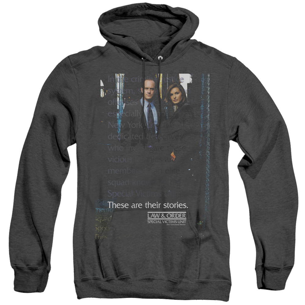 Law & Order Special Victims Unit Svu - Heather Pullover Hoodie Heather Pullover Hoodie Law & Order