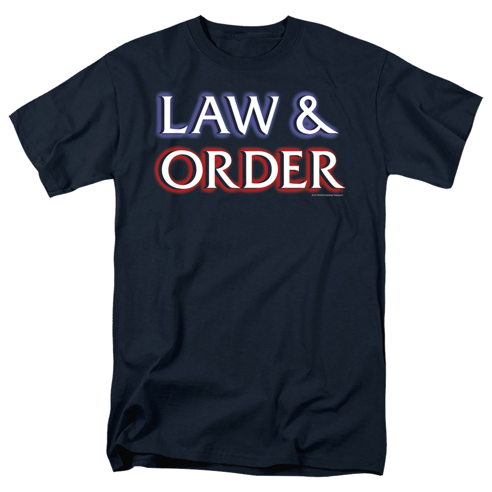 Law and Order Logo Men's Regular Fit T-Shirt Men's Regular Fit T-Shirt Law & Order