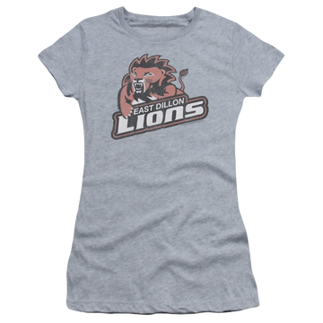 Athletic heather juniors t-shirt with Friday Night Lights East Dillion Lions graphic