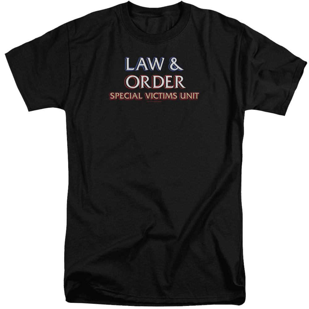 Law and Order: SVU Logo Men's Tall Fit T-Shirt Men's Tall Fit T-Shirt Law & Order
