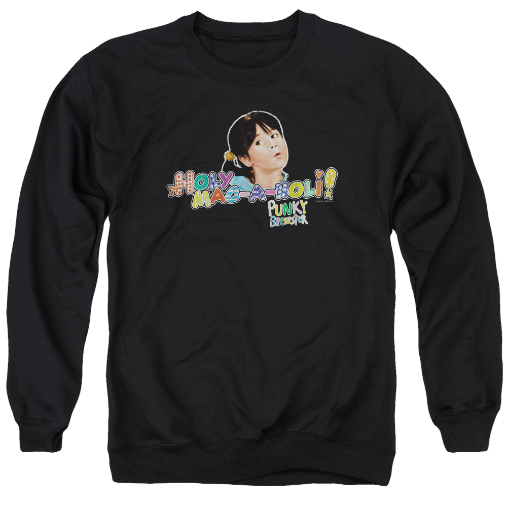 Punky Brewster Holy Mac A Noli - Men's Crewneck Sweatshirt Men's Crewneck Sweatshirt Punky Brewster
