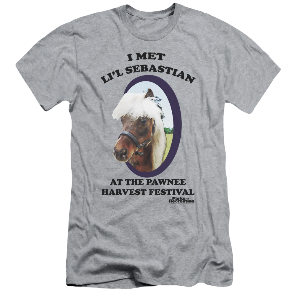 Parks & Recreation Lil Sebastian - Men's Slim Fit T-Shirt Men's Slim Fit T-Shirt Parks & Recreation
