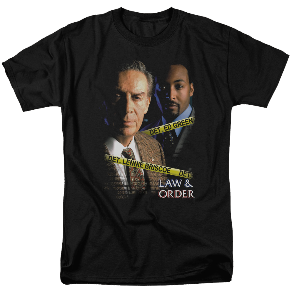 Law and Order Briscoe And Green Men's Regular Fit T-Shirt Men's Regular Fit T-Shirt Law & Order