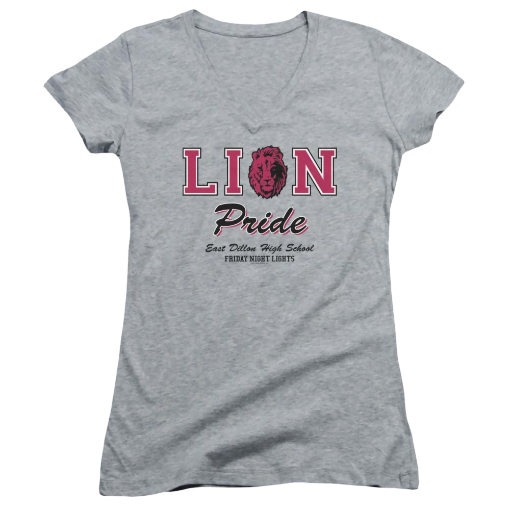 Friday Night Lights Lions Pride - Juniors V-Neck T-Shirt Juniors V-Neck T-Shirt Friday Night Lights