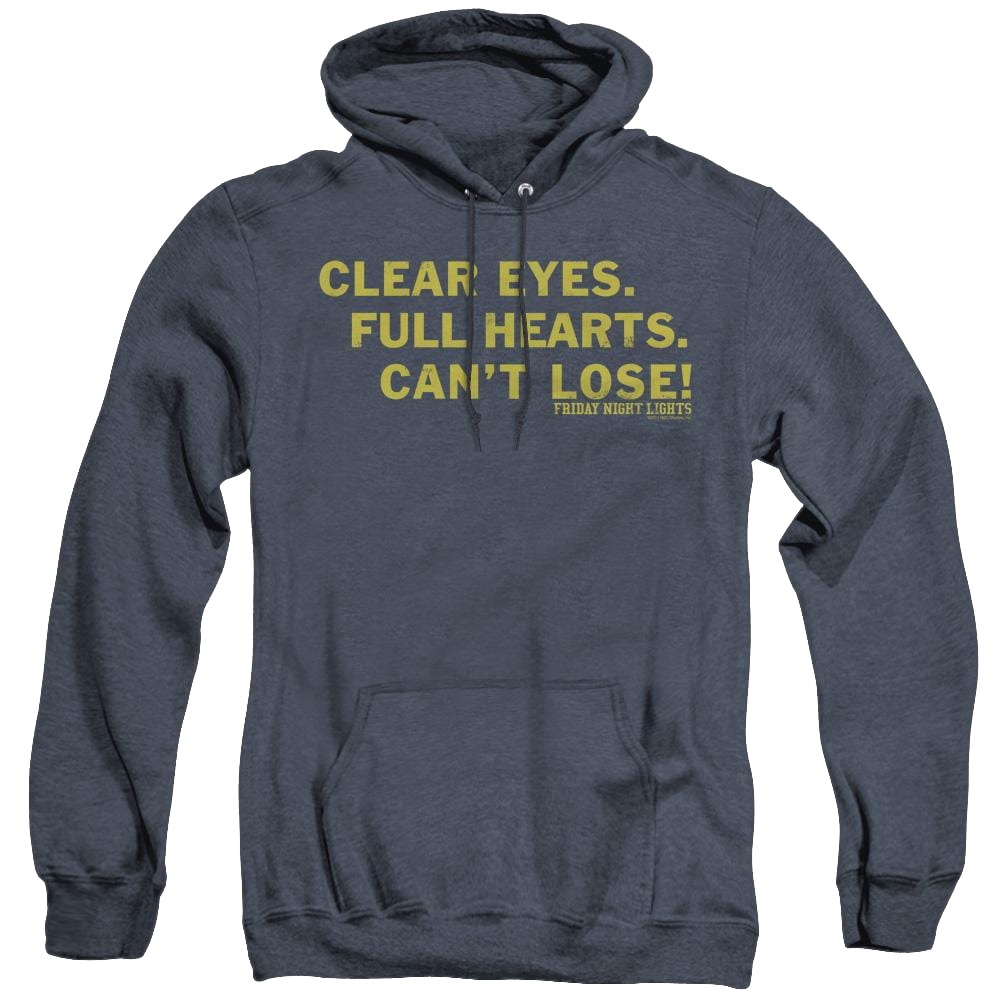Friday Night Lights Clear Eyes - Heather Pullover Hoodie Heather Pullover Hoodie Friday Night Lights