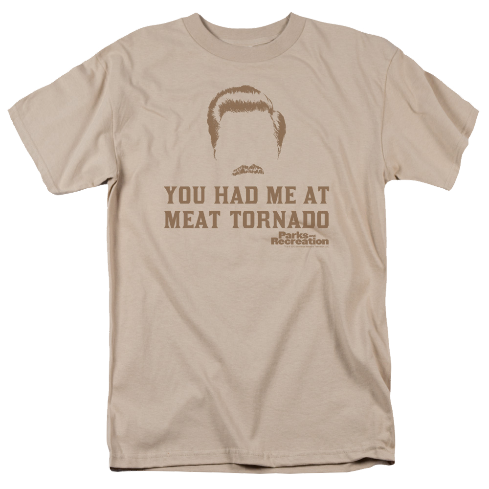 Parks & Recreation Meat Tornado - Men's Regular Fit T-Shirt Men's Regular Fit T-Shirt Parks & Recreation