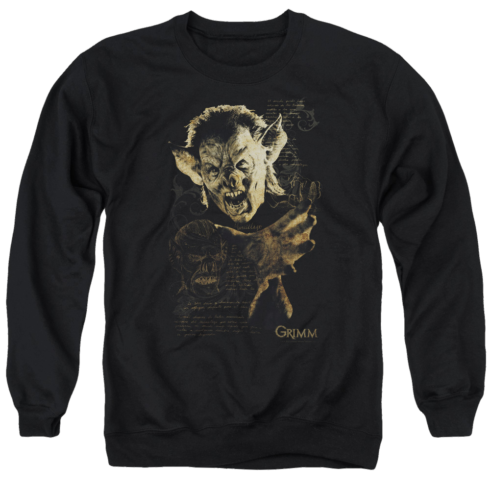 Grimm Murcielago - Men's Crewneck Sweatshirt Men's Crewneck Sweatshirt Grimm