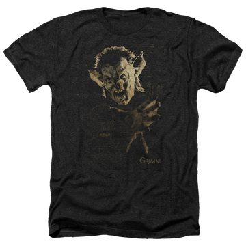 Charcoal men's heather t-shirt with Grimm Murcielago graphic
