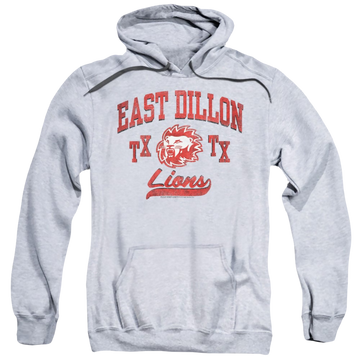 Athletic heather pullover hoodie with Friday Night Lights Athletic Lions graphic