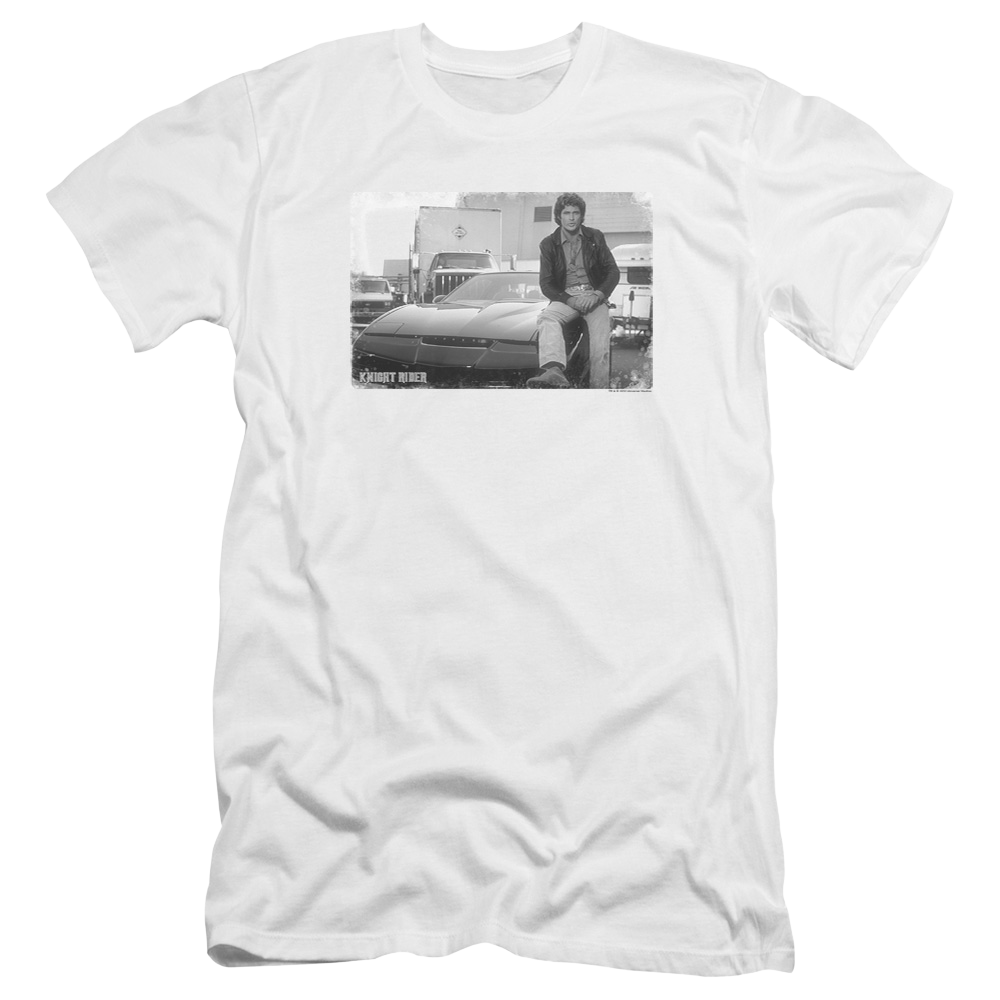 Knight Rider Black Knight - Men's Premium Slim Fit T-Shirt Men's Premium Slim Fit T-Shirt Knight Rider