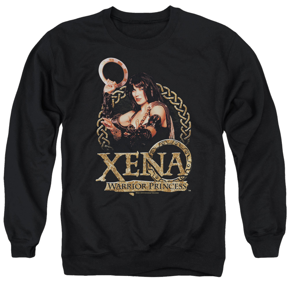 Xena Warrior Princess Royalty - Men's Crewneck Sweatshirt Men's Crewneck Sweatshirt Xena Warrior Princess