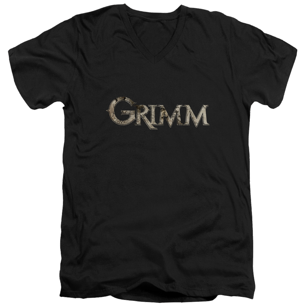 Grimm Logo - Men's V-Neck T-Shirt Men's V-Neck T-Shirt Grimm