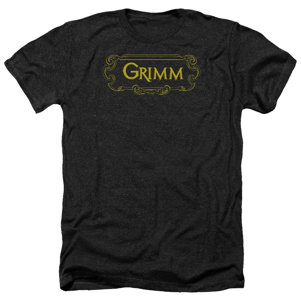 Grimm Plaque Logo - Men's Heather T-Shirt Men's Heather T-Shirt Grimm