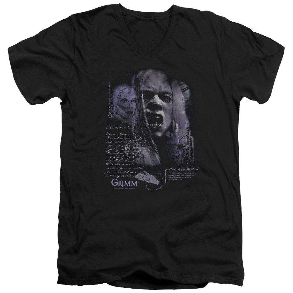 Grimm Lady Hexenbeast - Men's V-Neck T-Shirt Men's V-Neck T-Shirt Grimm
