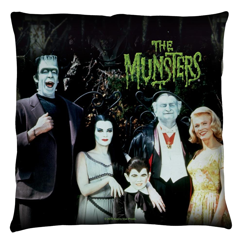 Munsters Family Throw Pillow Throw Pillows The Munsters