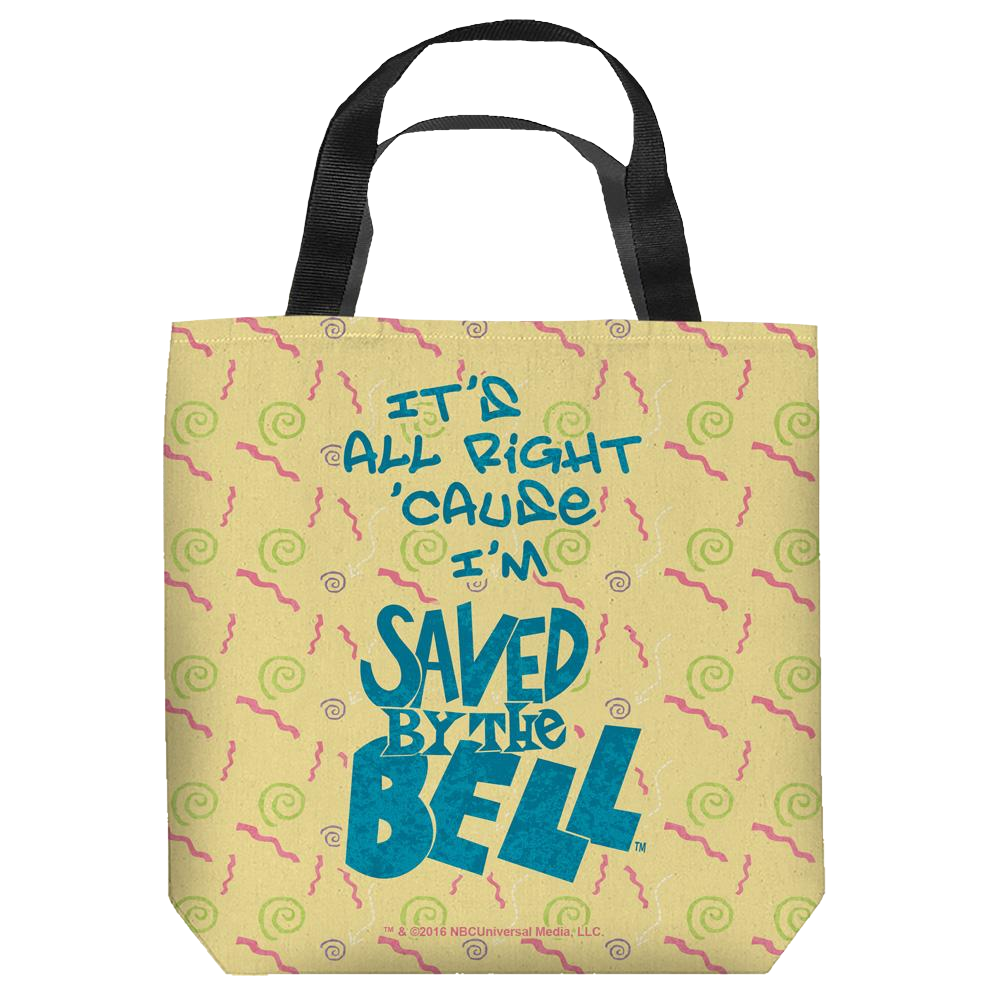 Saved By The Bell - All Right Tote Bag Tote Bags Saved by the Bell
