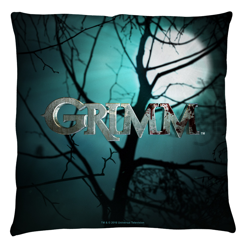 Grimm Logo Throw Pillow Throw Pillows Grimm