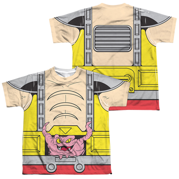 Teenage Mutant Ninja Turtles Tmnt Krang Costume youth all-over print t-shirt for ages 8 to 12
