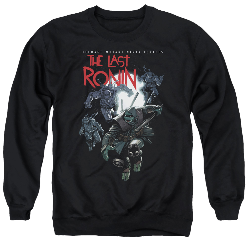 Teenage Mutant Ninja Turtles Four Turtles Leap - Men's Crewneck Sweatshirt Men's Crewneck Sweatshirt Teenage Mutant Ninja Turtles