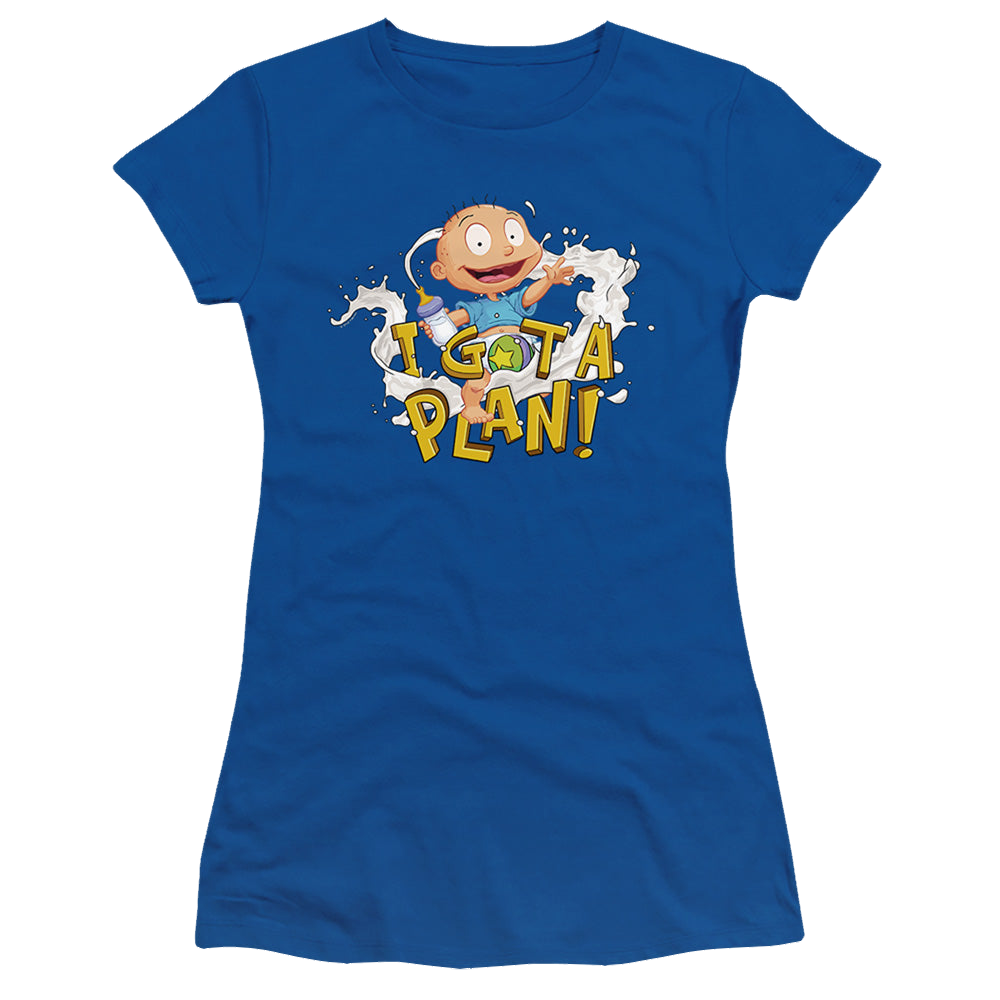 Rugrats Tommy Pickles Has A Plan - Juniors T-Shirt Juniors T-Shirt Rugrats