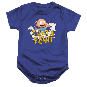 Royal baby bodysuit with Rugrats Tommy Pickles Has A Plan graphic