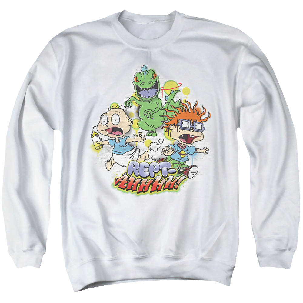 Rugrats Tommy And Chucky Rept-Ahhhhh! - Men's Crewneck Sweatshirt Men's Crewneck Sweatshirt Rugrats