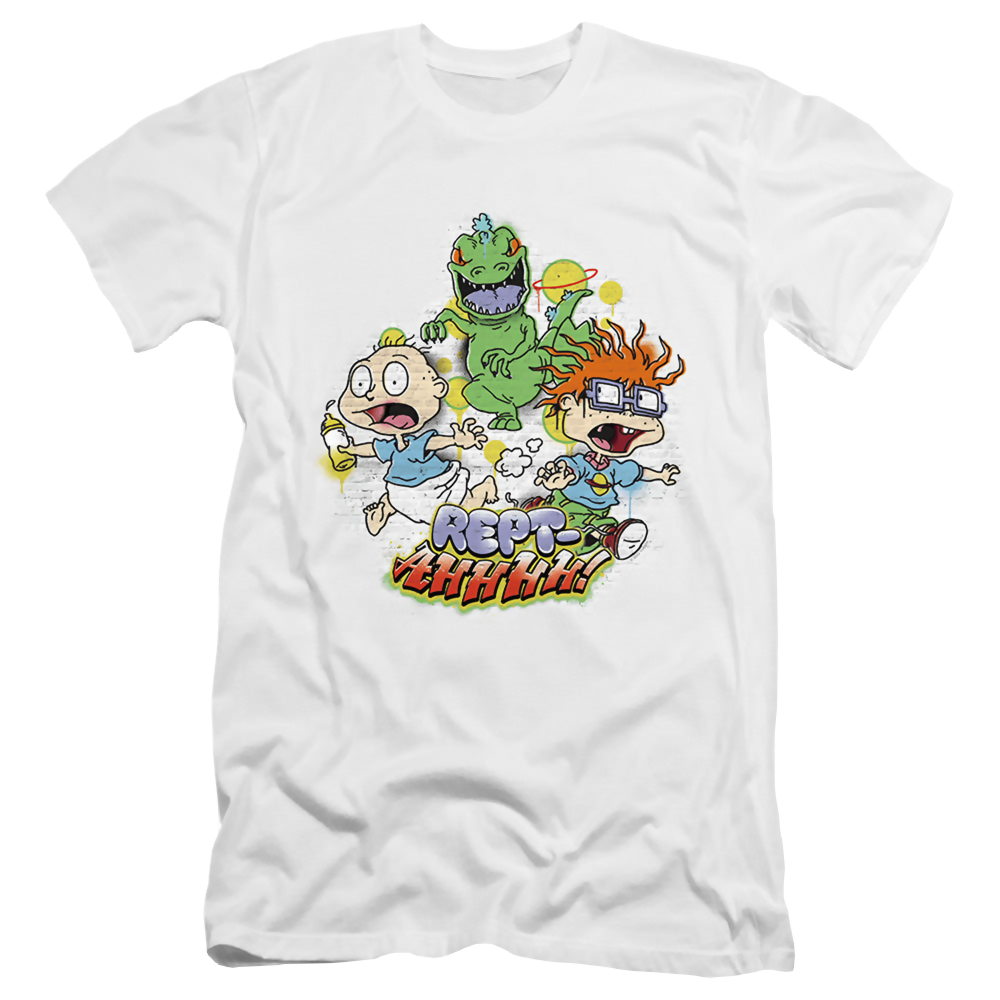Rugrats Tommy And Chucky Rept-Ahhhhh! - Men's Premium Slim Fit T-Shirt Men's Premium Slim Fit T-Shirt Rugrats