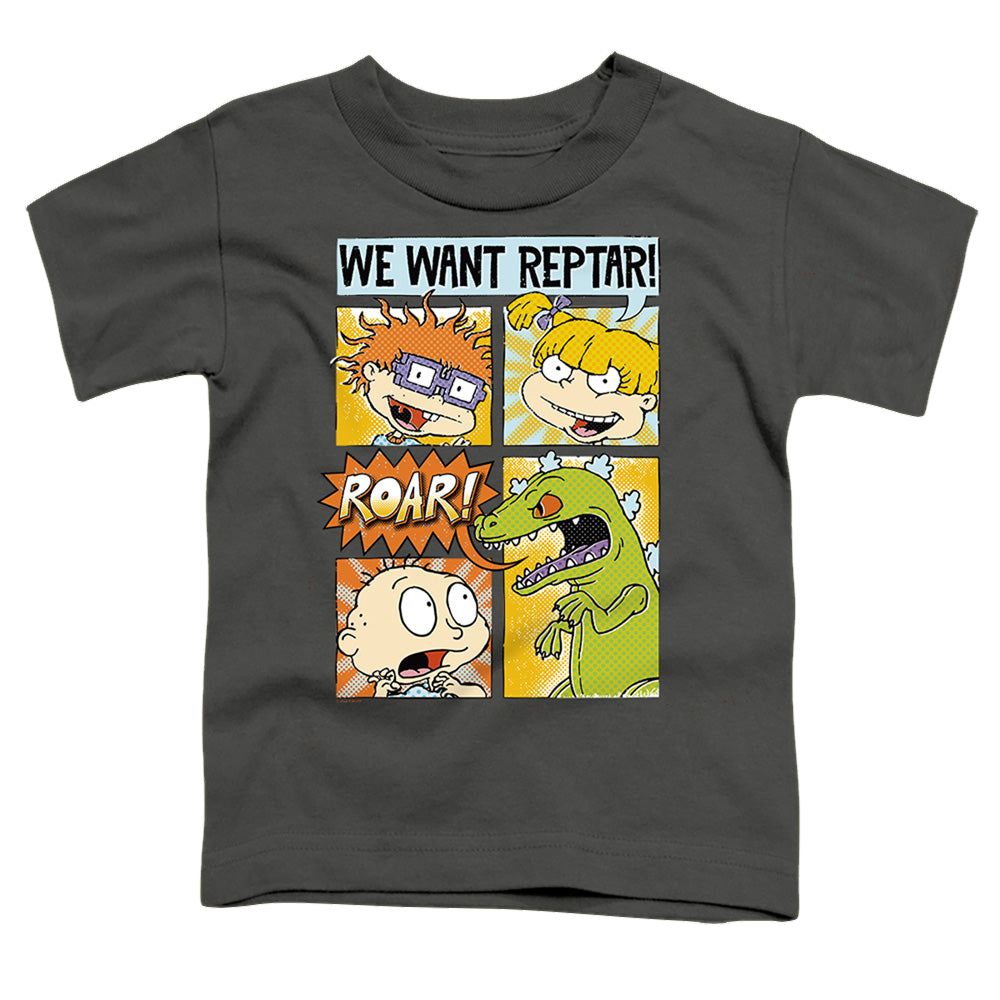 Rugrats We Want Reptar! Comic - Toddler T-Shirt Toddler T-Shirt Rugrats