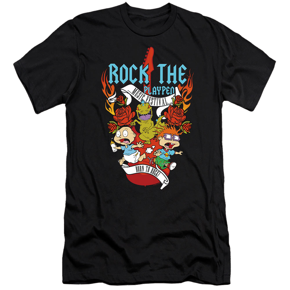 Rugrats Rock The Playpen Music Festival - Men's Premium Slim Fit T-Shirt Men's Premium Slim Fit T-Shirt Rugrats