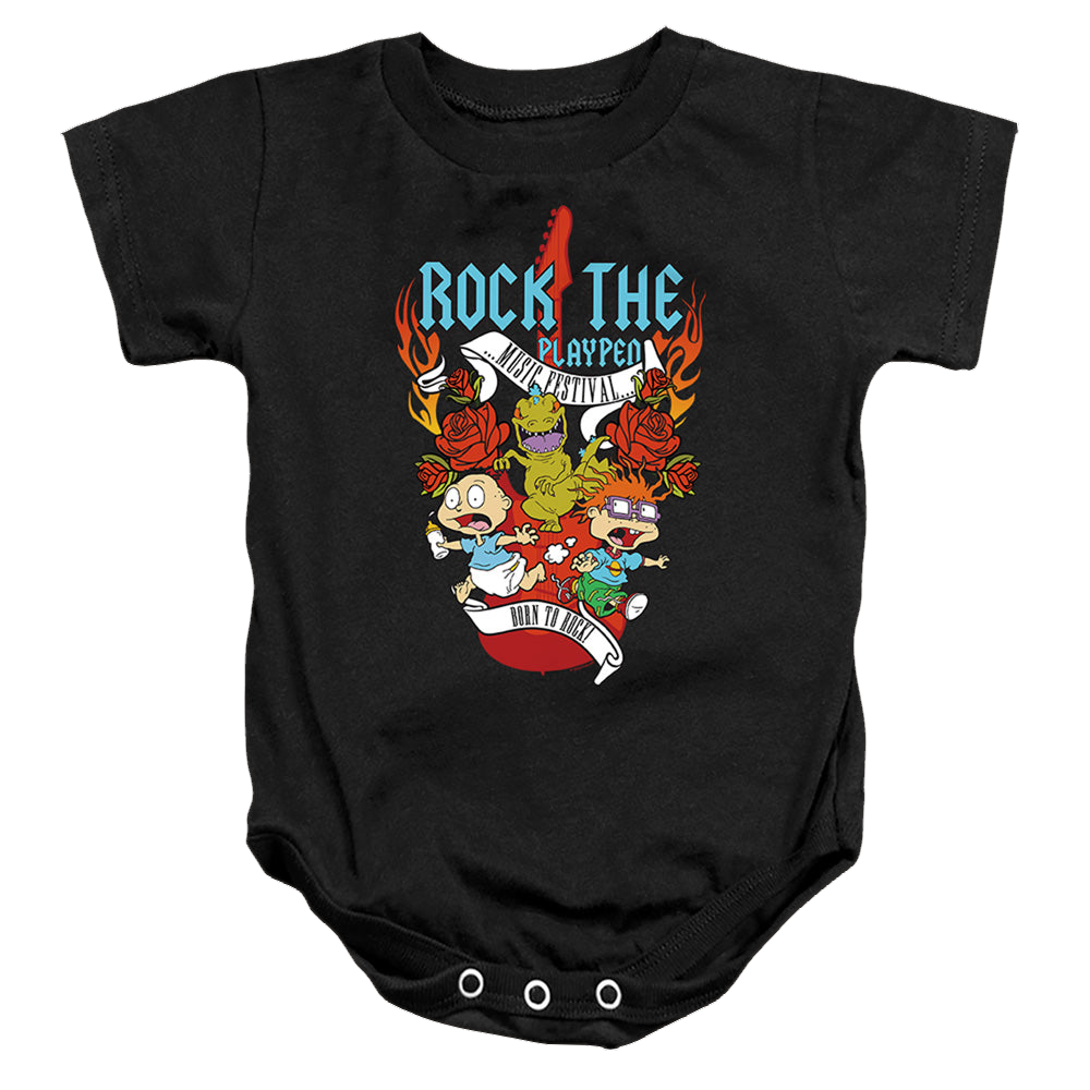 Rugrats Rock The Playpen Music Festival - Baby Bodysuit Baby Bodysuit Rugrats