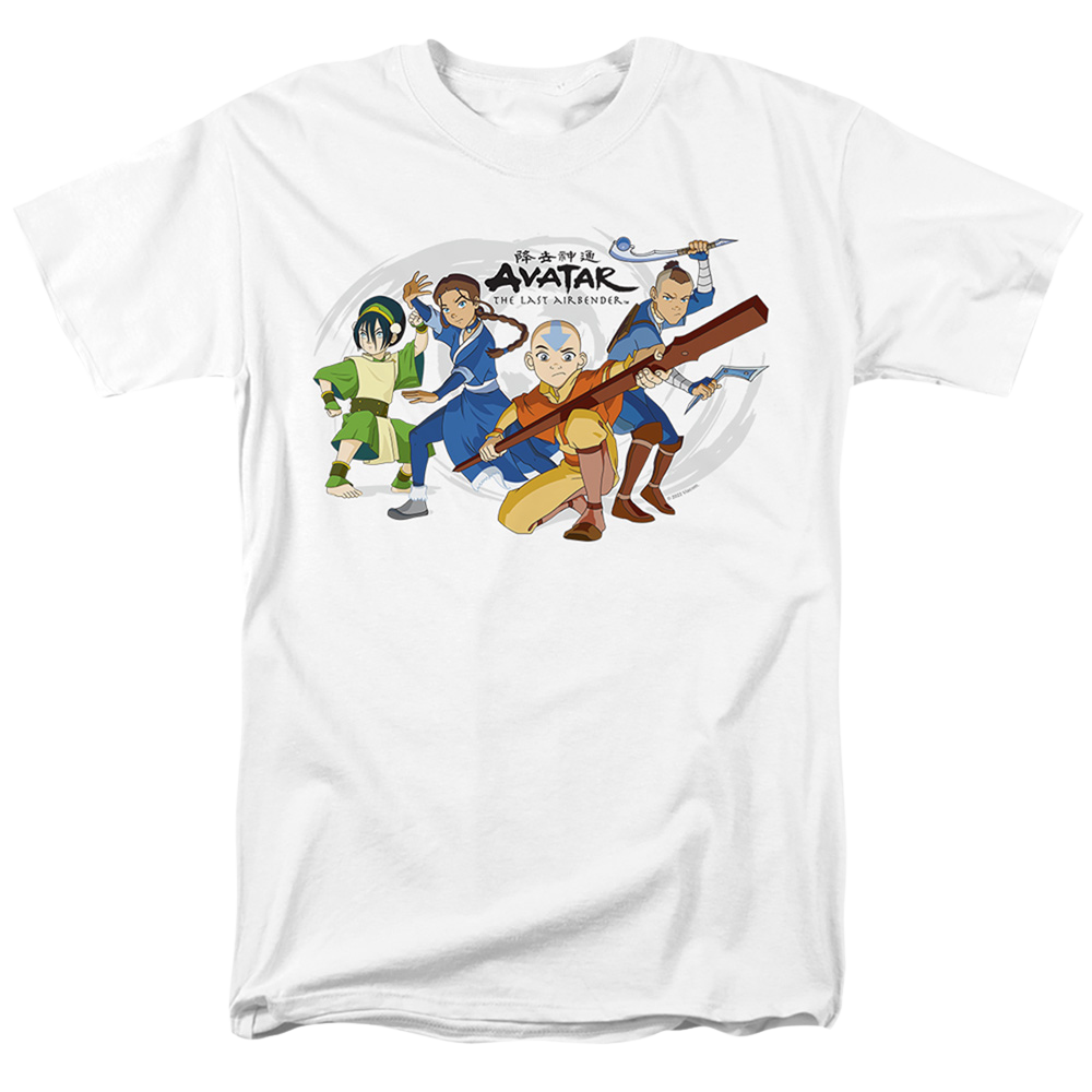 Avatar The Last Airbender Avatars Group - Men's Regular Fit T-Shirt Men's Regular Fit T-Shirt Avatar The Last Airbender