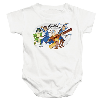 Avatar The Last Airbender Avatars Group - Baby Bodysuit Baby Bodysuit Avatar The Last Airbender