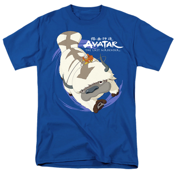 Avatar The Last Airbender Appa In Flight - Men's Regular Fit T-Shirt Men's Regular Fit T-Shirt Avatar The Last Airbender