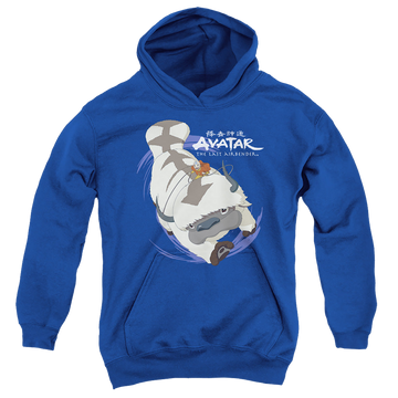 Avatar The Last Airbender Appa In Flight - Youth Hoodie Youth Hoodie (Ages 8-12) Avatar The Last Airbender