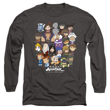 Avatar The Last Airbender Chibi Group - Men's Long Sleeve T-Shirt Men's Long Sleeve T-Shirt Avatar The Last Airbender