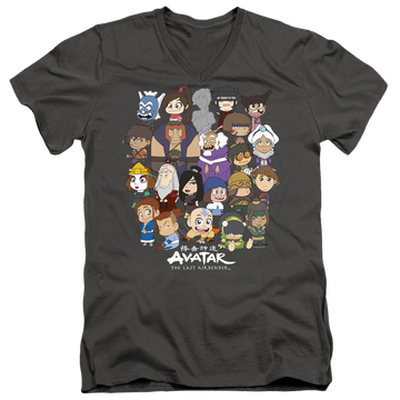 Avatar The Last Airbender Chibi Group - Men's V-Neck T-Shirt Men's V-Neck T-Shirt Avatar The Last Airbender