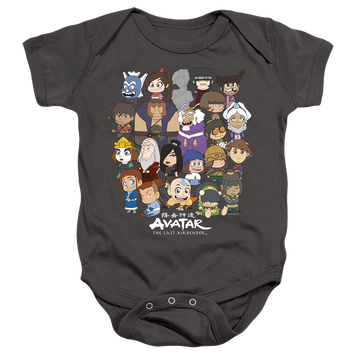 Avatar The Last Airbender Chibi Group - Baby Bodysuit Baby Bodysuit Avatar The Last Airbender