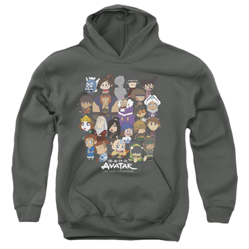 Avatar The Last Airbender Chibi Group - Youth Hoodie Youth Hoodie (Ages 8-12) Avatar The Last Airbender