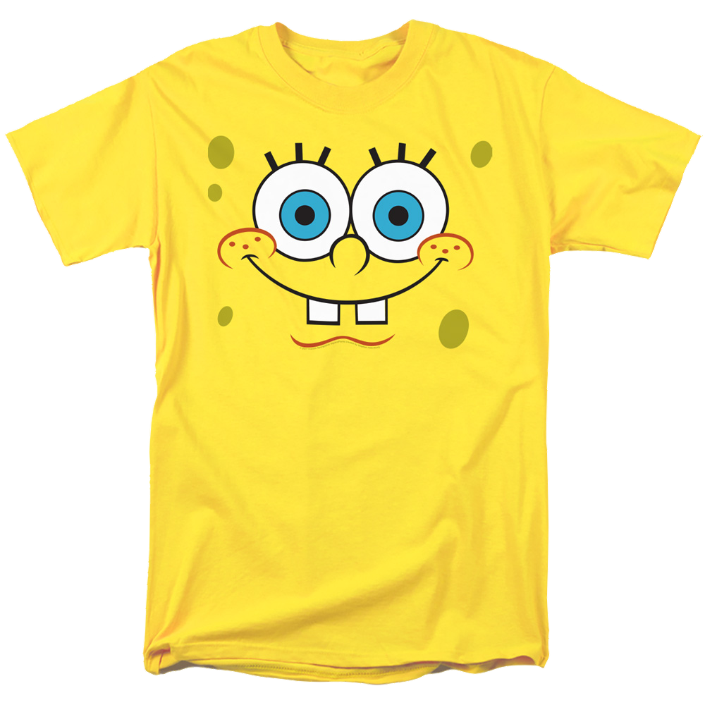 SpongeBob SquarePants Smiling Face - Men's Regular Fit T-Shirt Men's Regular Fit T-Shirt SpongeBob SquarePants