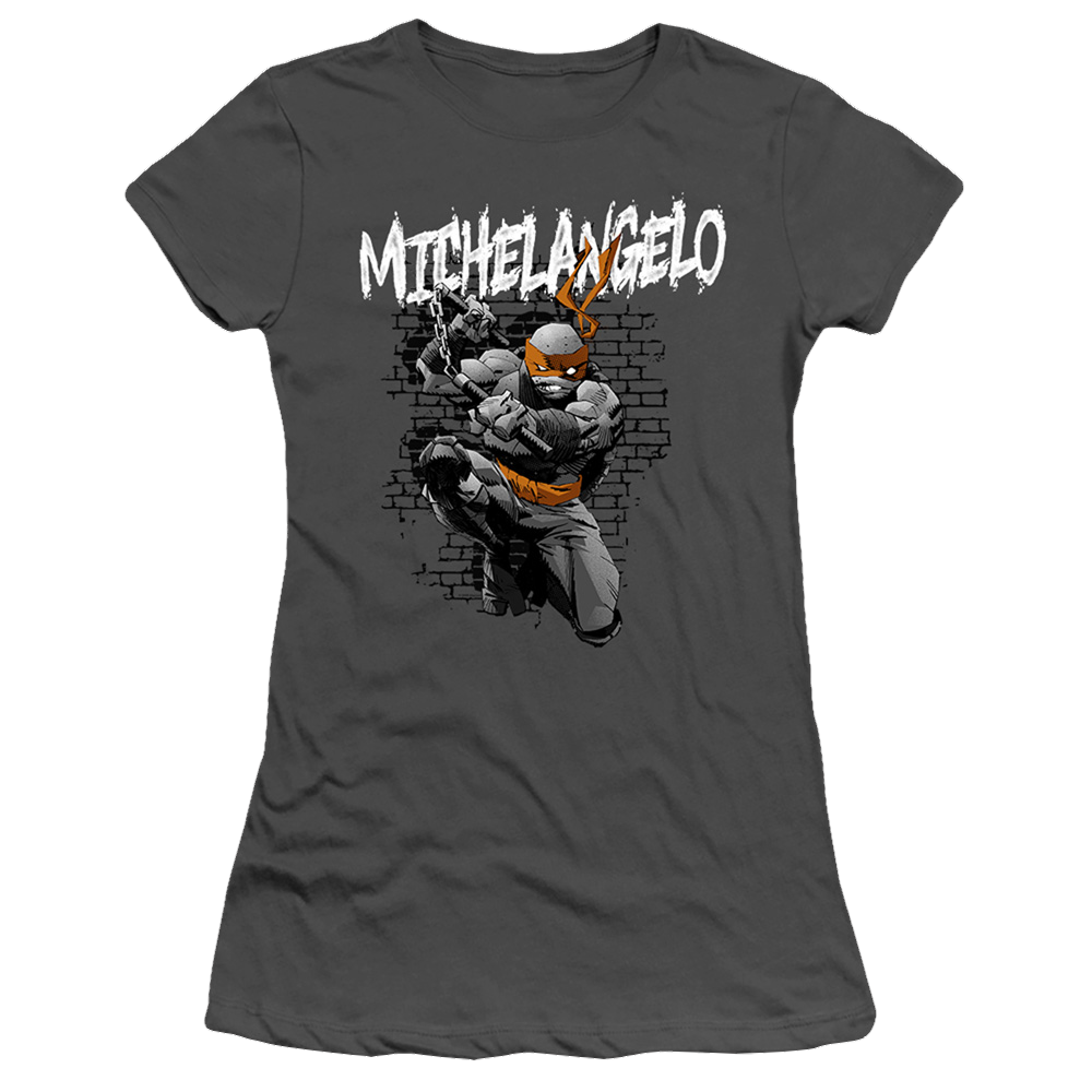 Teenage Mutant Ninja Turtles Tmnt Michelangelo - Juniors T-Shirt Juniors T-Shirt Teenage Mutant Ninja Turtles
