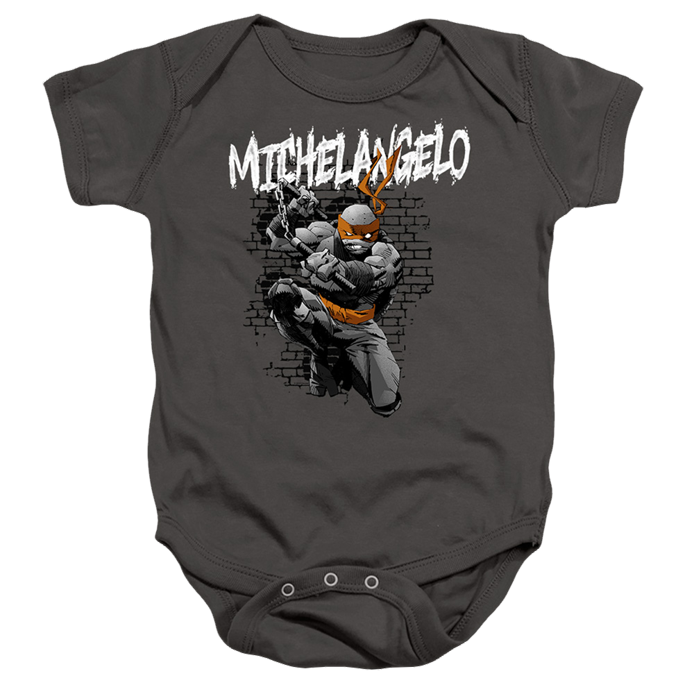 Teenage Mutant Ninja Turtles Tmnt Michelangelo - Baby Bodysuit Baby Bodysuit Teenage Mutant Ninja Turtles