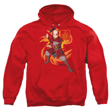 Avatar The Last Airbender Zuko Flame Burst - Pullover Hoodie Pullover Hoodie Avatar The Last Airbender