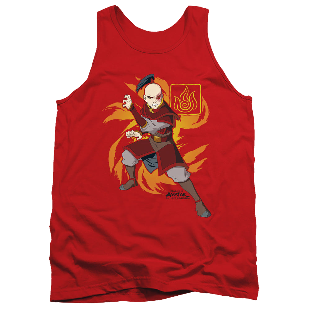 Avatar The Last Airbender Zuko Flame Burst - Men's Tank Top Men's Tank Avatar The Last Airbender